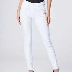 White Mid-Rise Jeans